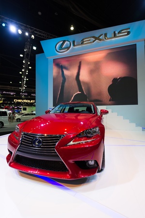 Thailand - March 26 : Lexus IS300h on display at the 34st Bangkok International Motor Show  on March 26; 2013 in Bangkok, Thailand.のeditorial素材