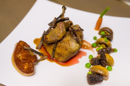 Roasted pigoen in Chinese cuisineの写真素材