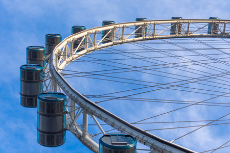 Singpore Flyer capsule ferris wheelのeditorial素材