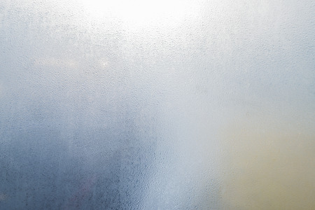 fog condensation on window glassの写真素材