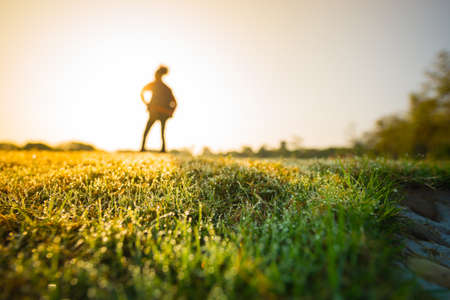 successful sun lightの写真素材