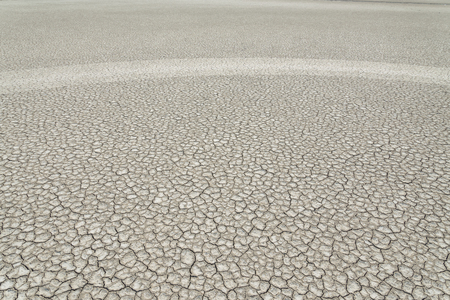 dry soil pattern texture global warmingの写真素材