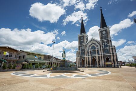 CHANTABURI - THAILAND, May 21 : Patisonthi Niramol historical Catholic church in Chantaburi province, Thailand on May 21. 2015のeditorial素材
