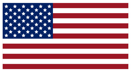 Flag of the United States of America.のイラスト素材