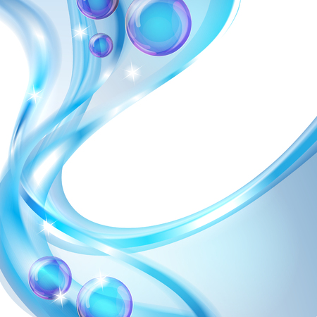 Abstract blue background vectorのイラスト素材