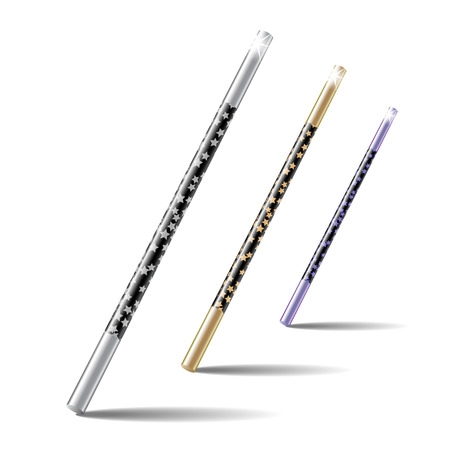 Set of Magic Wandsのイラスト素材