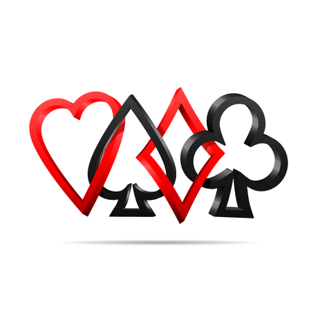 Suit of playing cards.のイラスト素材