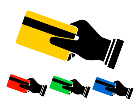 Credit card payment icon vectorのイラスト素材