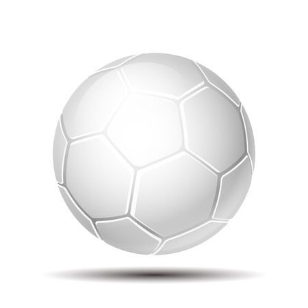 Soccer ball isolated on whiteのイラスト素材