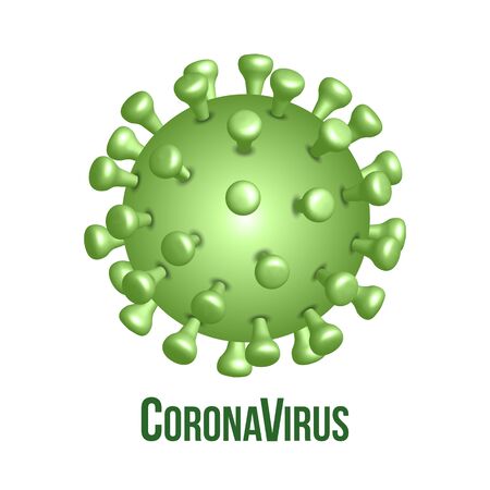 Coronavirus icon, 2019-nCov novel coronavirus concept signのイラスト素材