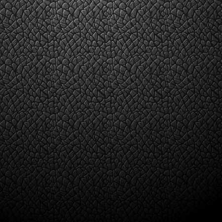 Leather texture seamless black background. Vector illustrationのイラスト素材