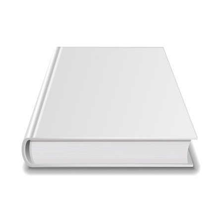 Blank book mockup. Template books on white background for your design and presentation.のイラスト素材