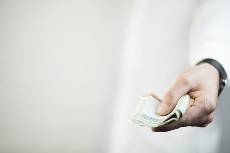 money in handの写真素材