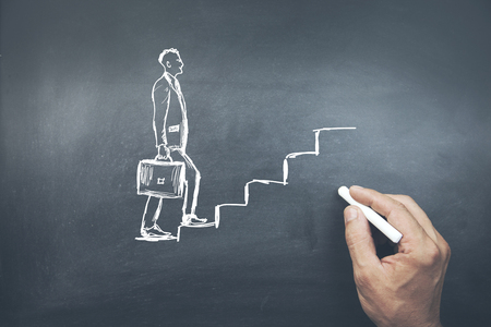 Personal development, personal and career finished growthの写真素材