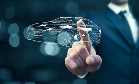 Car  insurance and collision damage waiver conceptsの写真素材