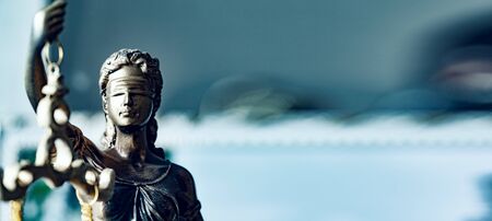 The Statue of Justice - lady justice  background