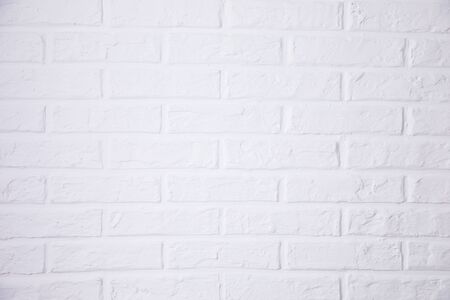 white brick  wall backgroundの写真素材