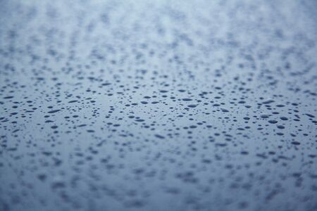 Water drops on the glass background .の写真素材