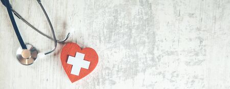 Medical and doctor concepts on desk background