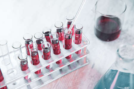 Science laboratory research and development concept.の写真素材