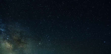 A beautiful stars in the dark night.の写真素材