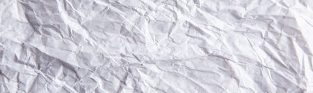 The white crumpled paper texture background.の写真素材