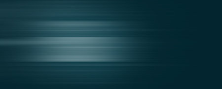 abstract horizontal energy design blue color on dark backgroundの写真素材