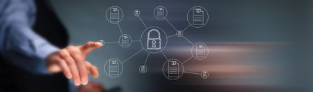 Computer network security protection concept