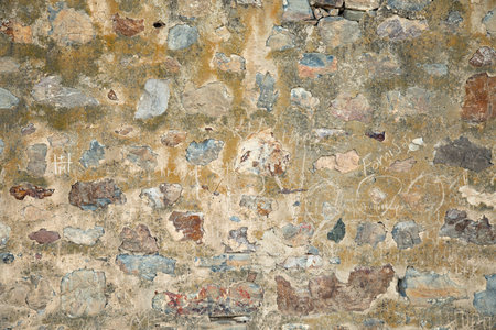 Texture stone wall background gray abstract.の写真素材