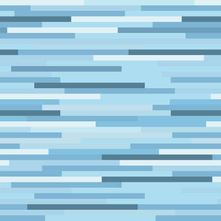 Room wall seamless pattern, monochrome blue. Horizontal tile background, floor or wall. Brick wall template for wallpaper and decor, vector illustration.のイラスト素材
