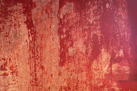 Focus on a vintage red surface.の写真素材