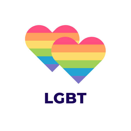 Lgbtq pride month flag concept.のイラスト素材