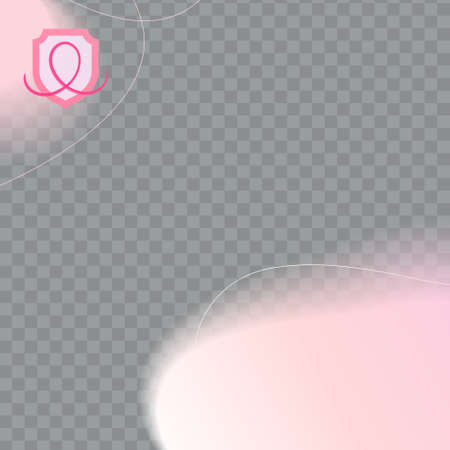 Breast cancer prevention concept. Vector flat illustration. Social media post template. Female and doctor hands with pink ribbon symbol. October cancer awareness month. Design element for blogのイラスト素材