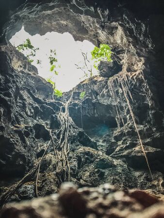 mountain nature inside viewの写真素材