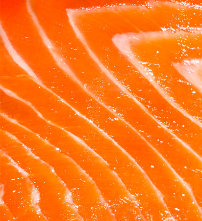 Salmon texture as a background. Close up shot of Salmon. macro photo.
