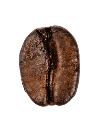 Coffee beans isolated on white backgroundの写真素材