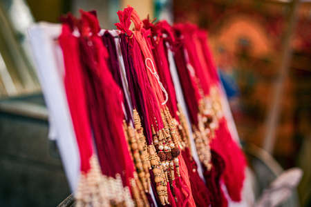 rakshabandhan is a popular, traditionally Hindu, annual rite, or ceremony, which is central to a festival of the same name, celebrated in India.の写真素材