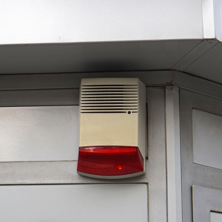 Alarm external unit siren and lightの写真素材