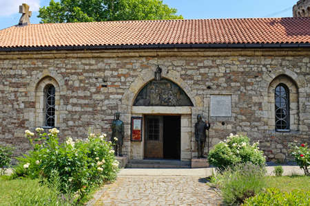 Belgrade, Serbia - July 5, 2021: Saint Petka orthodox church at Kalemegdan park summer day.のeditorial素材
