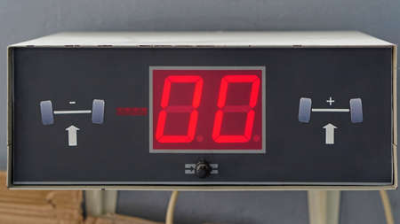 Wheel alignment measurement device vehicle service equipmentの写真素材