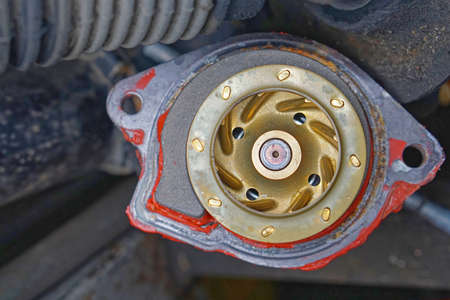 Car water pump open rotation metal parts