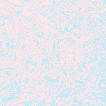 Abstract liquid pastel pink and blue colors square marble background.のイラスト素材