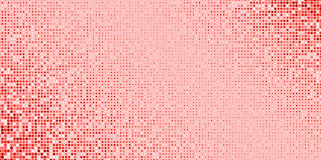 Abstract glittering halftone dotted coral backdropのイラスト素材