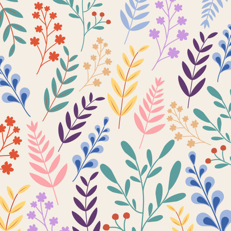 Hand drawn abstract floral background. floral style, Aztec style flower background design for wallpaper, card, template, print, vector, illustration, minimal abstractのイラスト素材