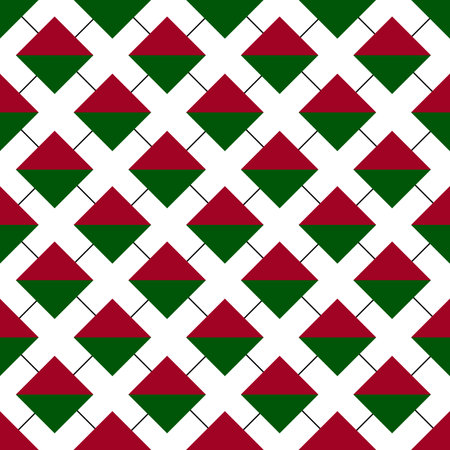 beautiful Christmas pattern. Design for wallpaper, card, template, print, vector, illustration, cover, decorative paper, shirt, clothのイラスト素材