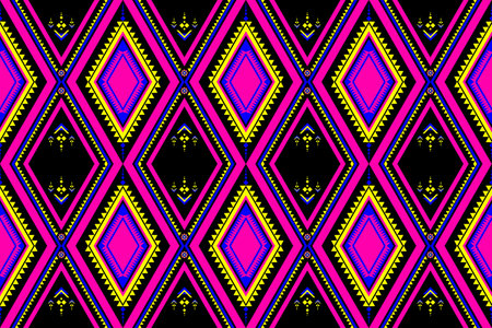 Geometric ethnic oriental seamless pattern. Can be used in fabric design for clothing, textile,...
