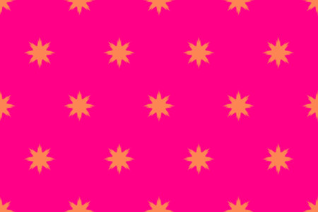 Pink and yellow ikat seamless pattern. Abstract background for textile design. Can be used in fabric design for clothes, textile, fabric, shirt, embroideryのイラスト素材