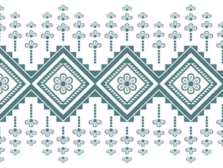 Ethnic seamless pattern. Tribal aztec ornament. Boho chic styleのイラスト素材