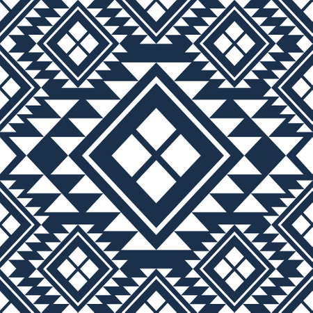 Navajo pattern design. Native American style. Can be used in fabric design for clothing, textile,...