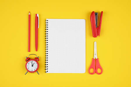 Back to school creative flat lay. Top viewの写真素材